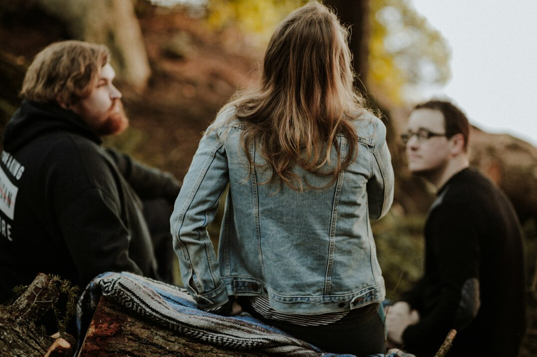 young people discussing values