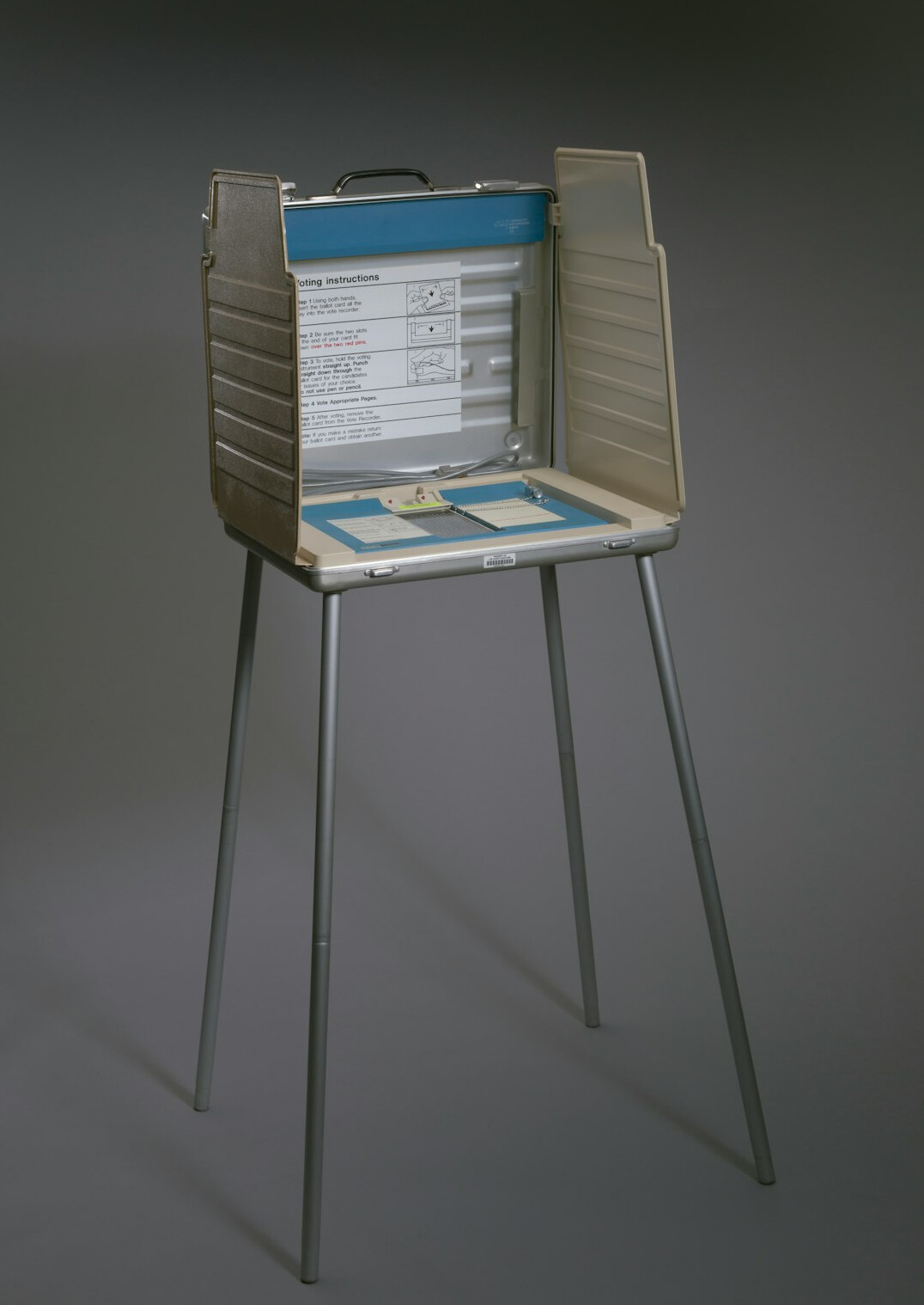 voter at ballot box